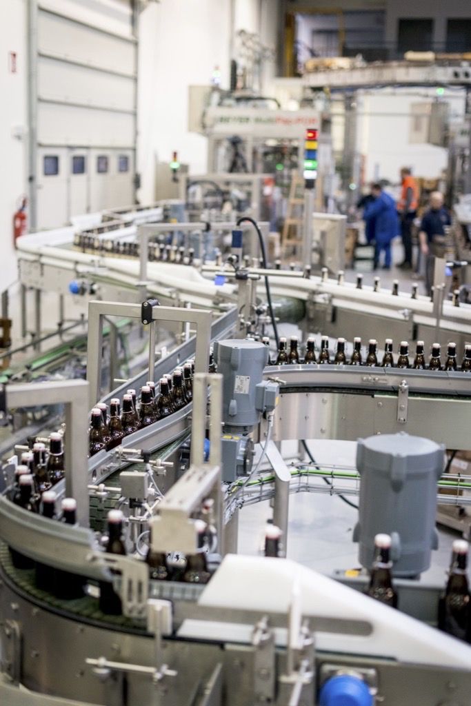 volume bière production