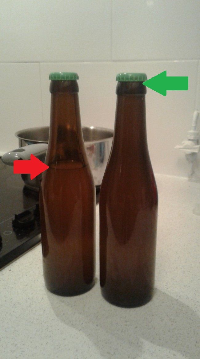 bouteilles verre artisanales