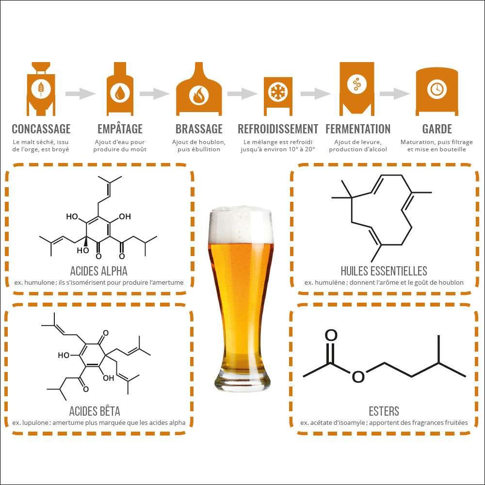 calcul ingrédients bière